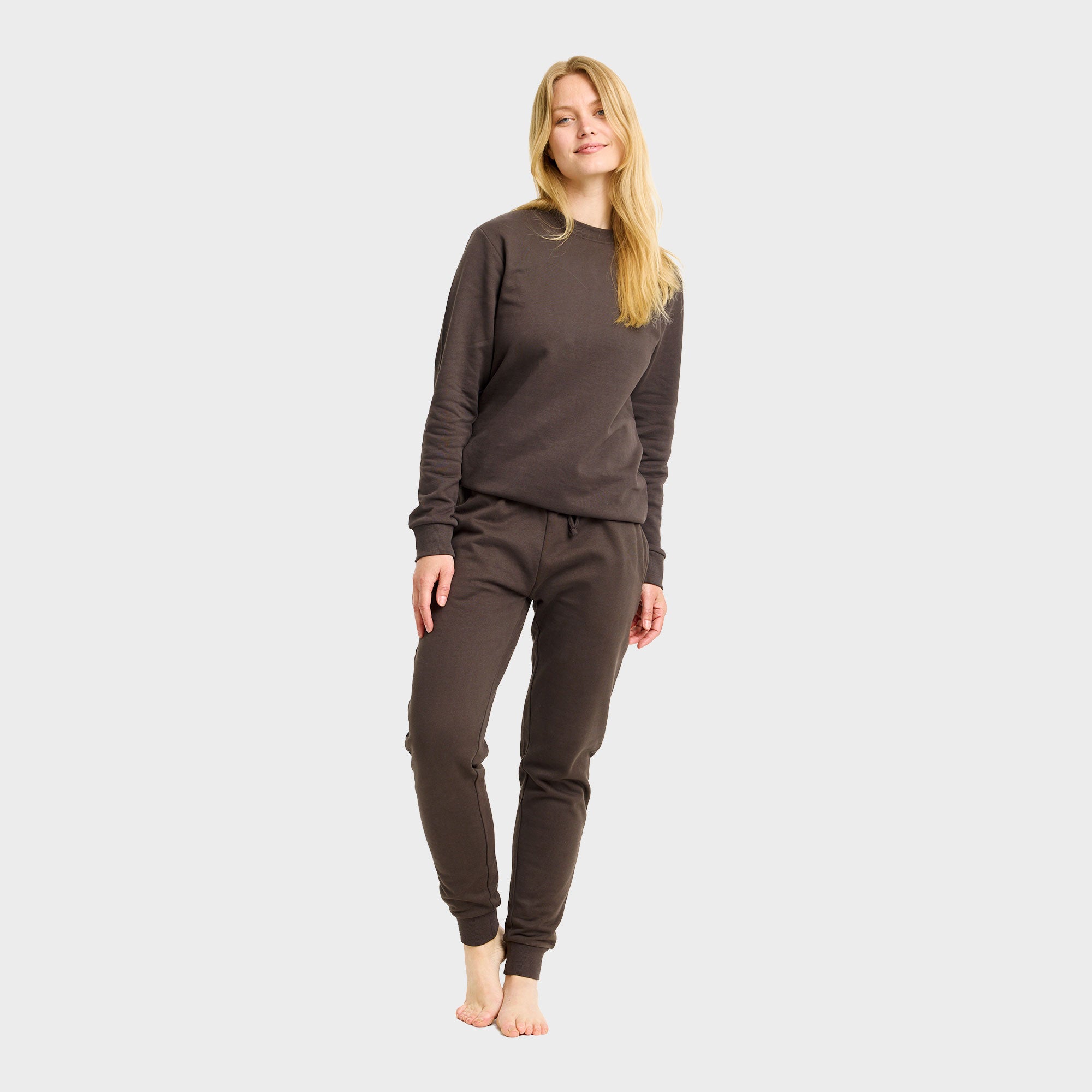 Sweatset brun - Dame.